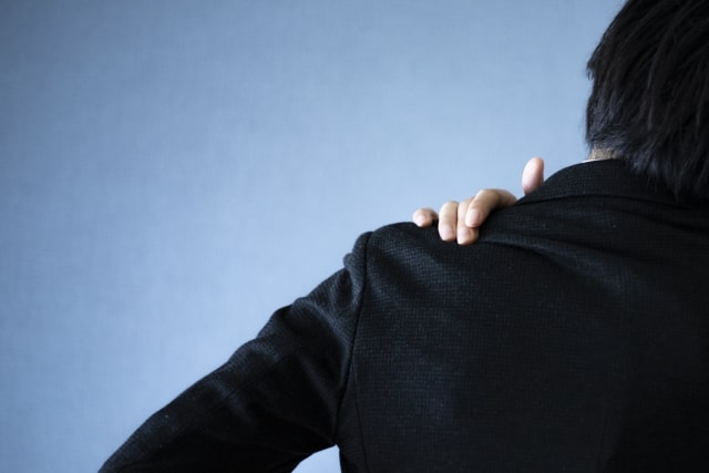 仕事がつらいビジネスマン